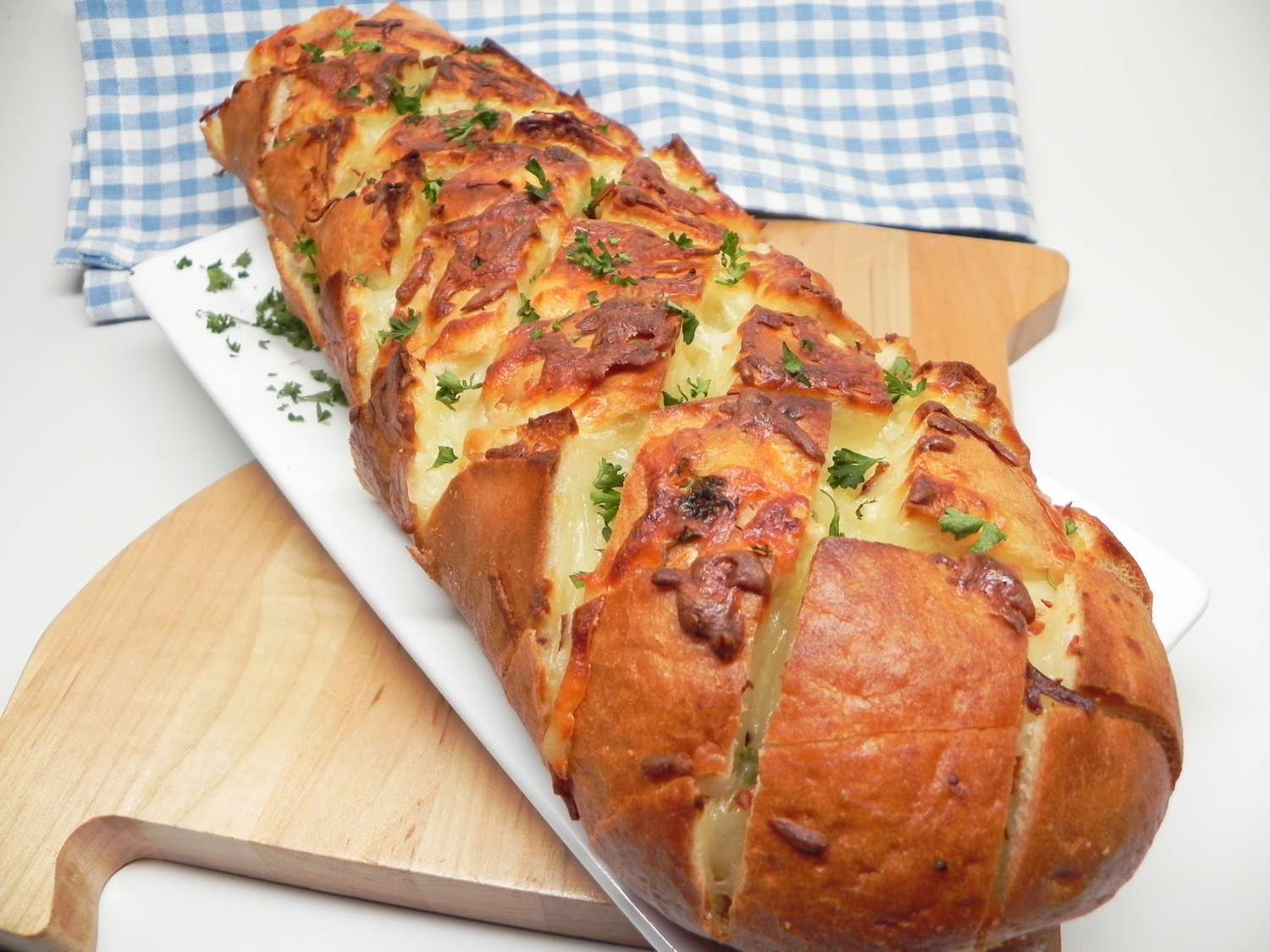 Garlic Stuffed Italian Bread