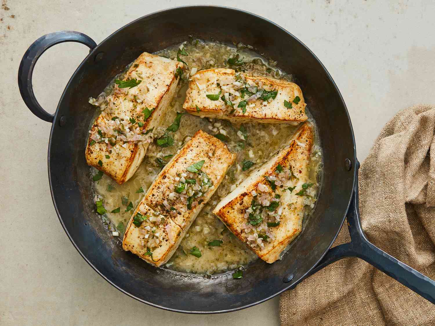 Garlic Wine Sauce for Seafood