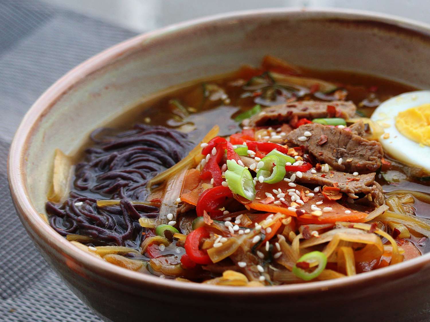 Ginger Beef and Rice Noodle Soup (Asian-Inspired)