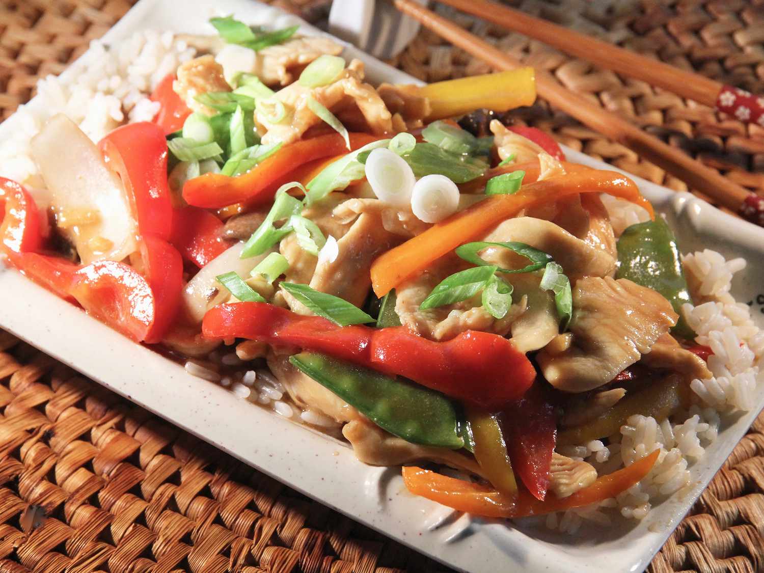 Ginger Chicken Stir Fry