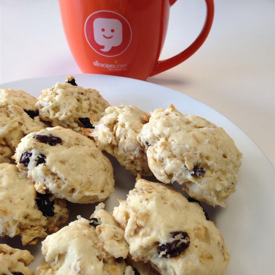 Ginger Coconut Oatmeal Cookies
