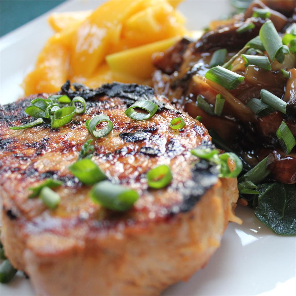 Ginger Garlic Grilled Pork Chops
