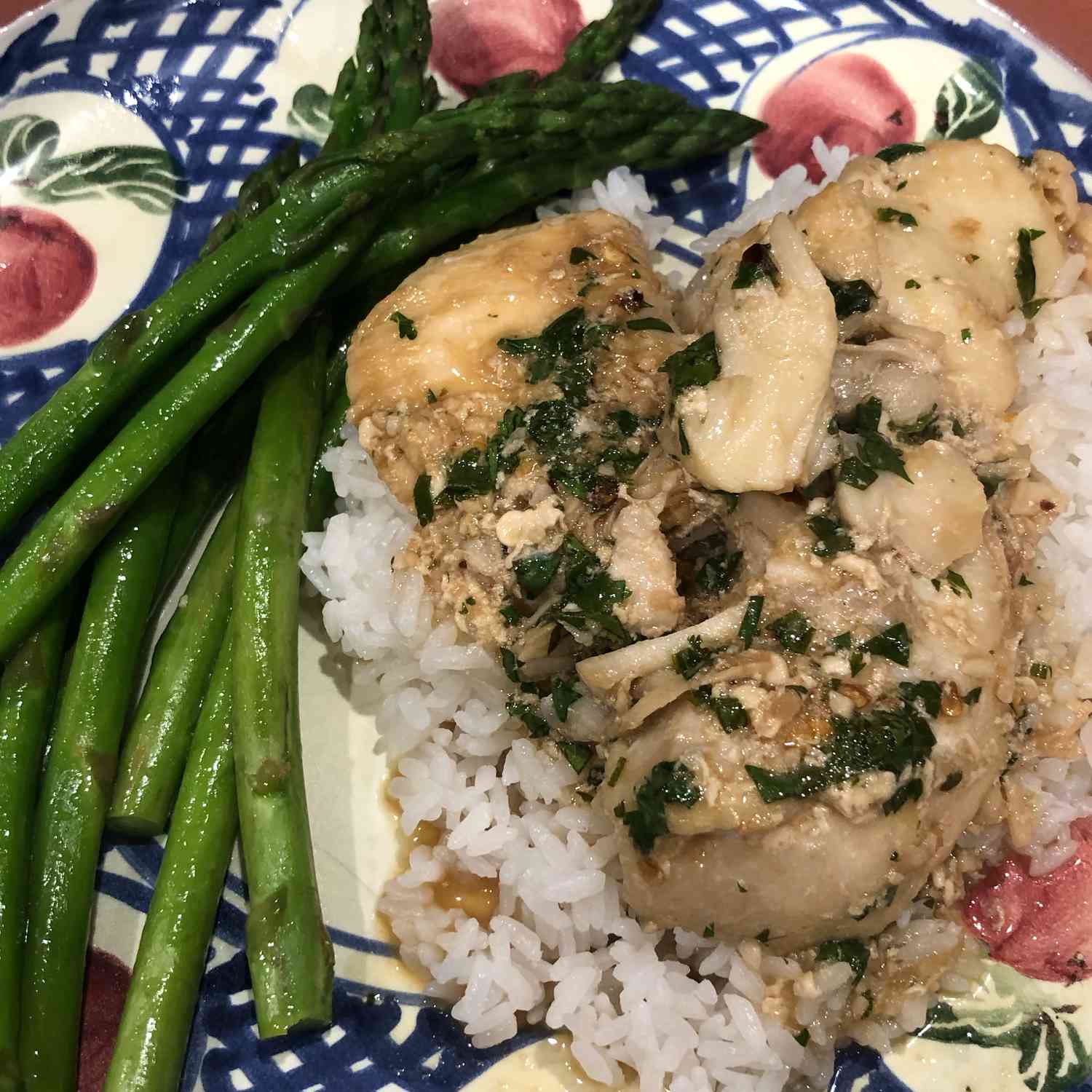 Ginger Orange Halibut Cheeks