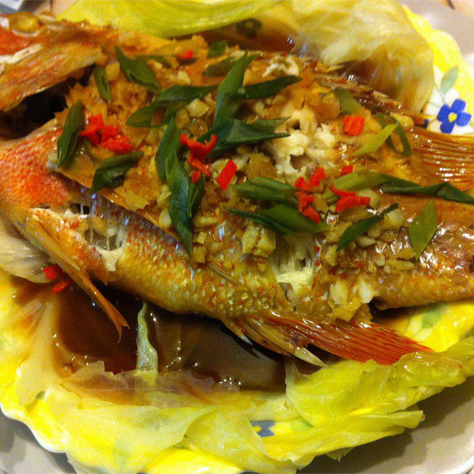 Ginger Soy Steamed Fish