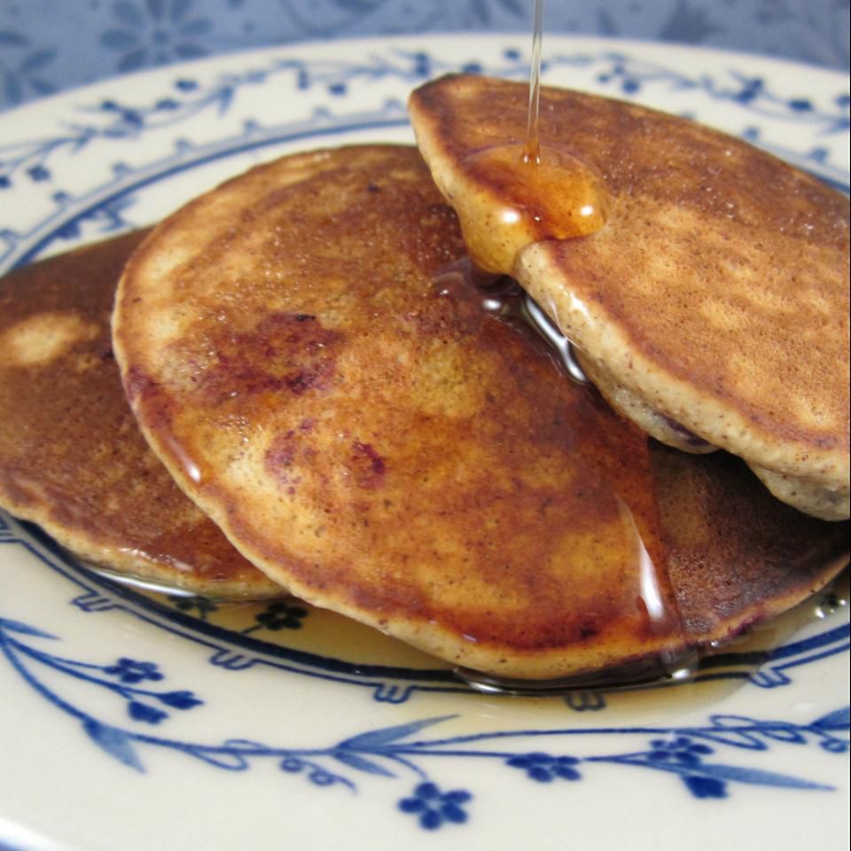 Gluten-Free Blueberry Oat Pancakes