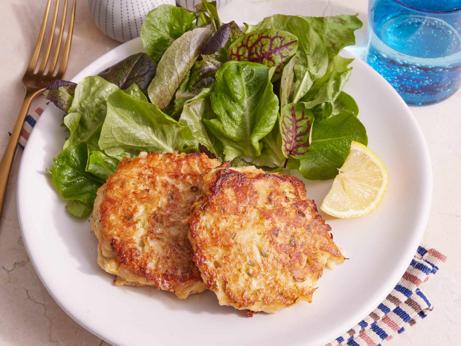 Golden Crispy Crab Cakes