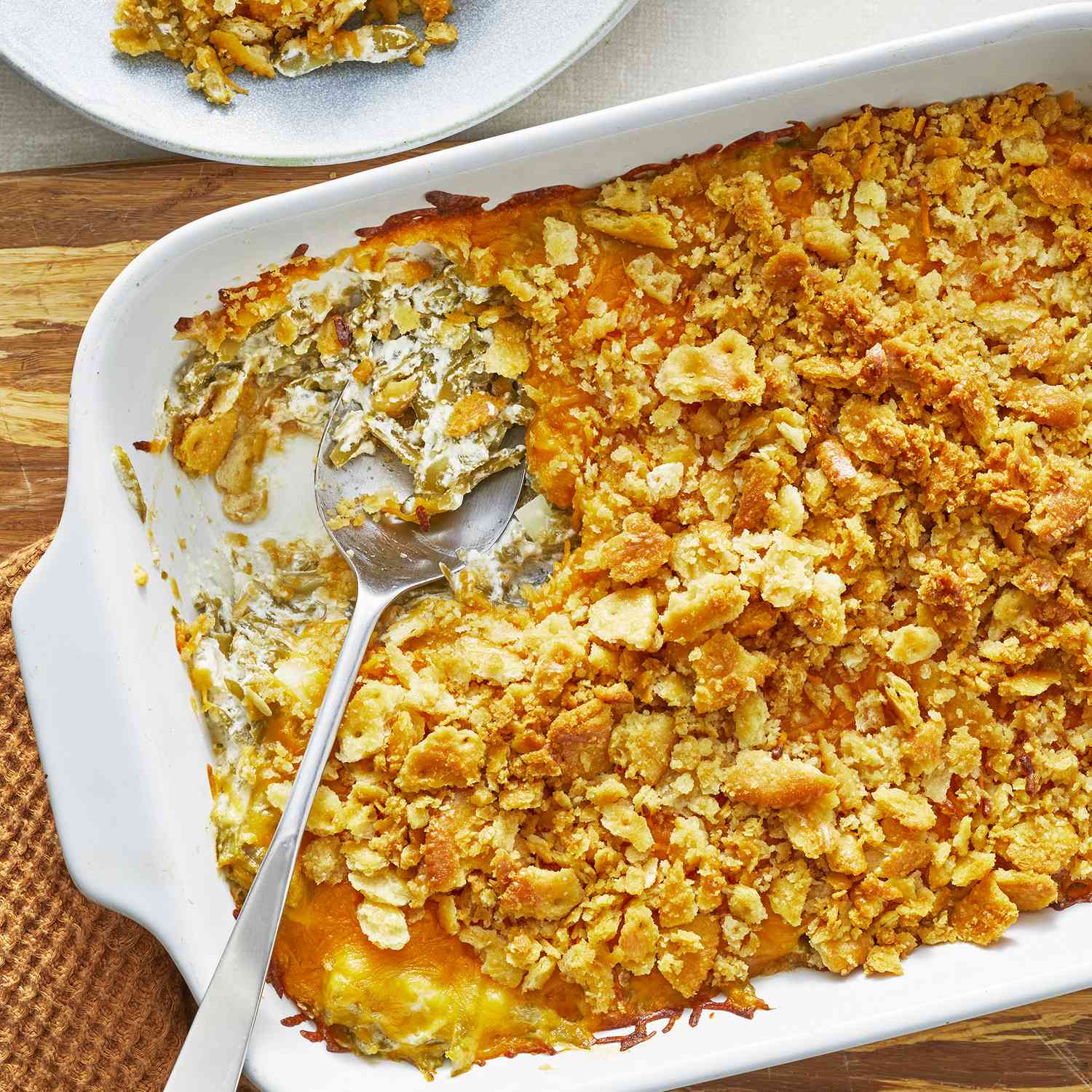 Grandma's Cheesy Green Bean Casserole
