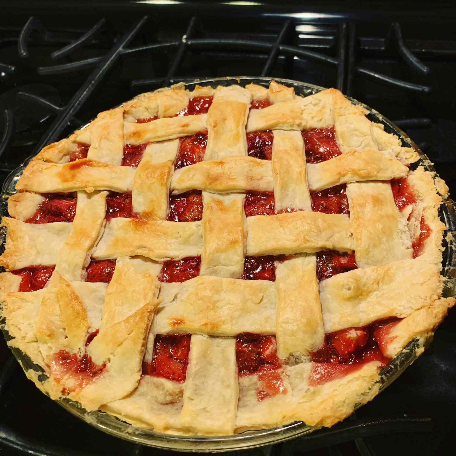 Grandma's Strawberry Rhubarb Tart