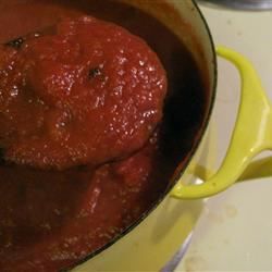 Grandpa's Rich Tomato Sauce