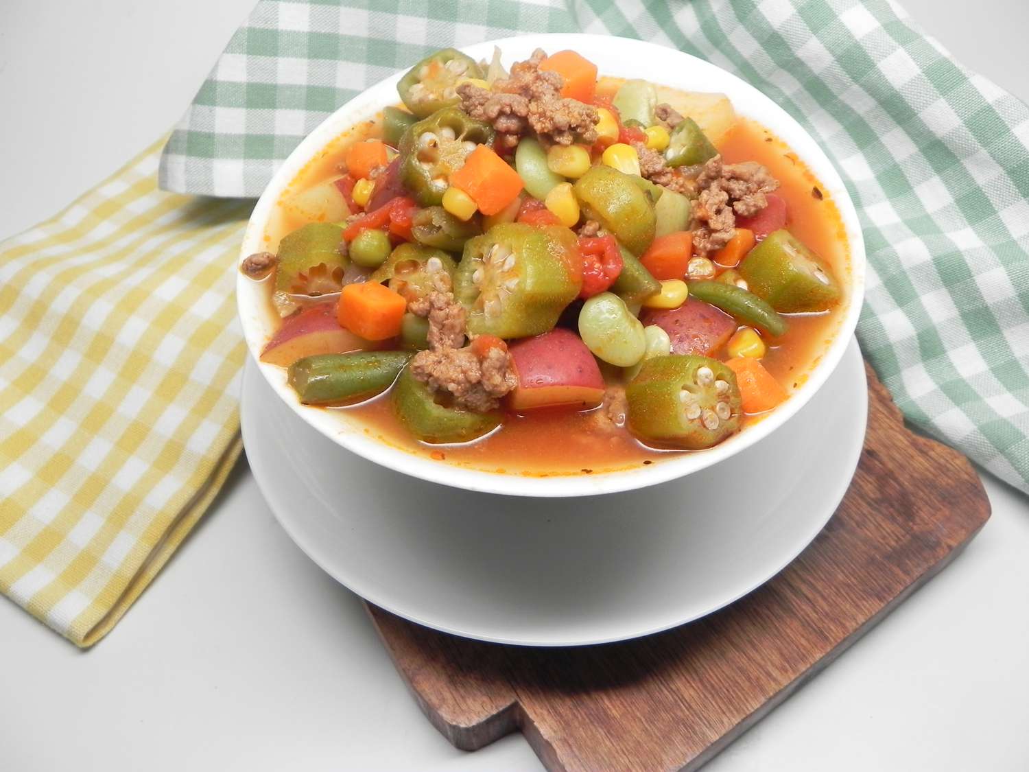 Granny's Hearty Okra Soup