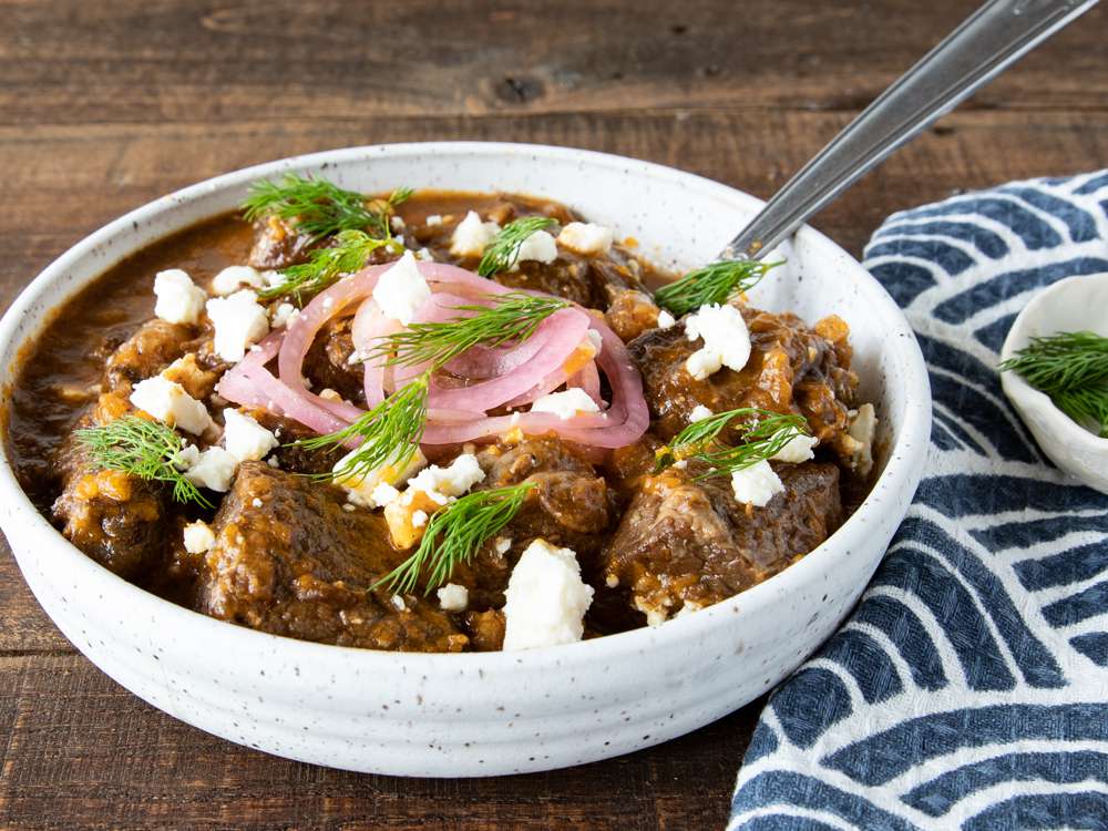 Greek Beef Stifado Stew