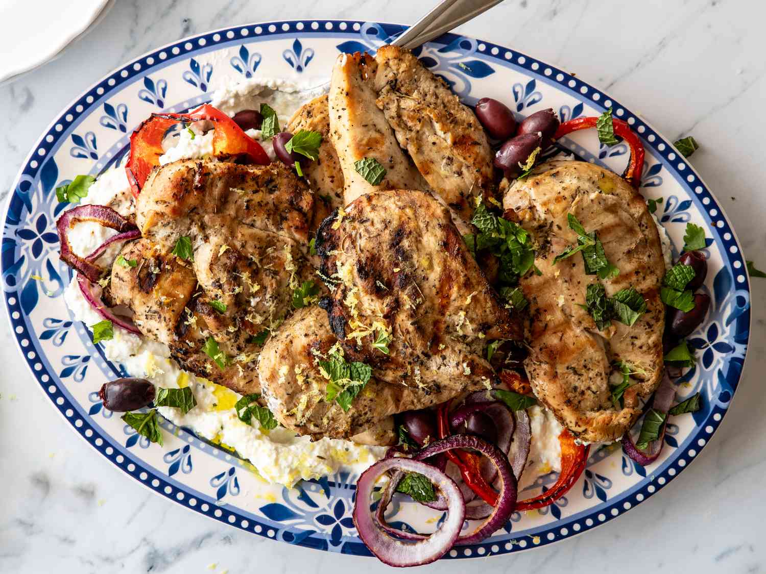 Greek Chicken with Whipped Feta