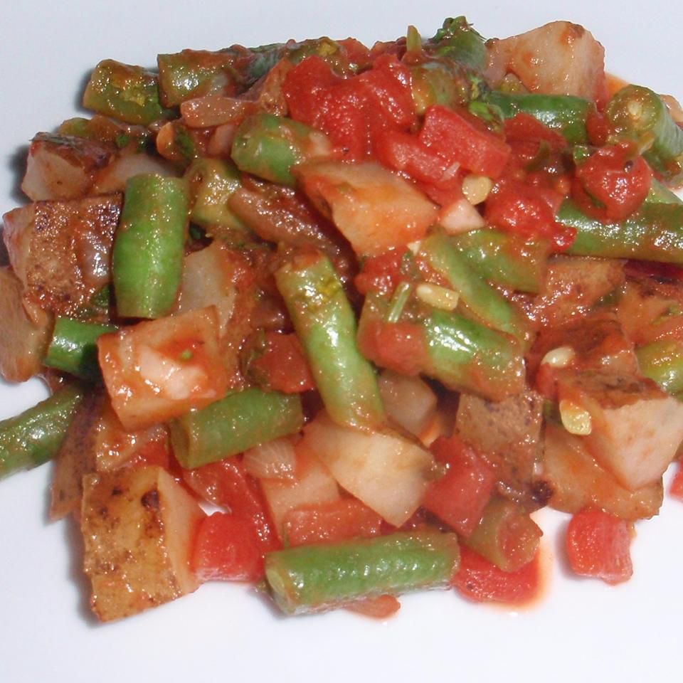 Greek Green Beans and Potatoes