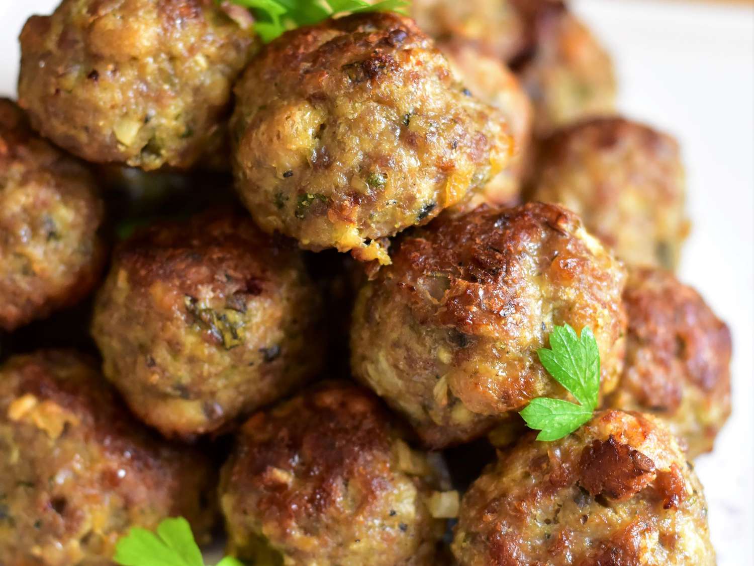 Greek Keftedes Meatballs