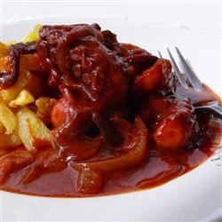 Greek Octopus in Tomato Sauce