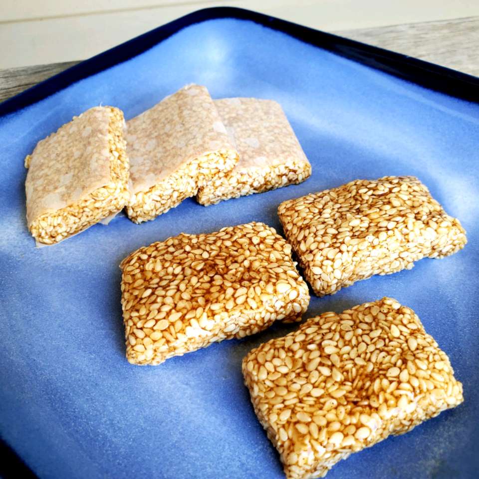 Greek Sesame Honey Bars