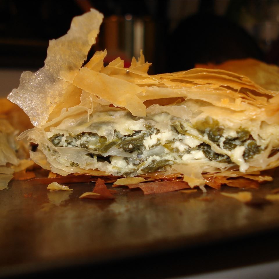 Greek Spinach Feta Triangles