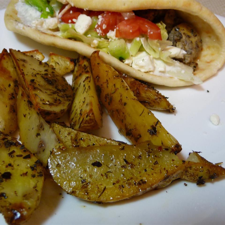 Greek-Style Lemon Herb Potatoes