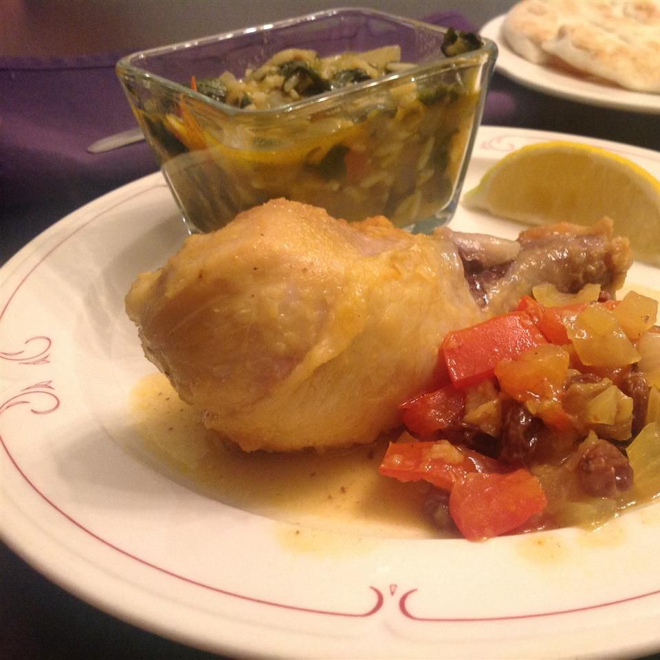 Greek-Style Saffron Chicken