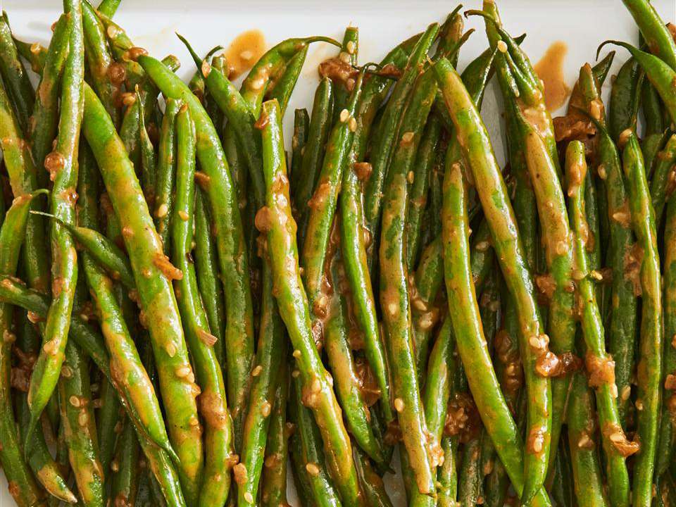 Green Beans with Sriracha Sauce