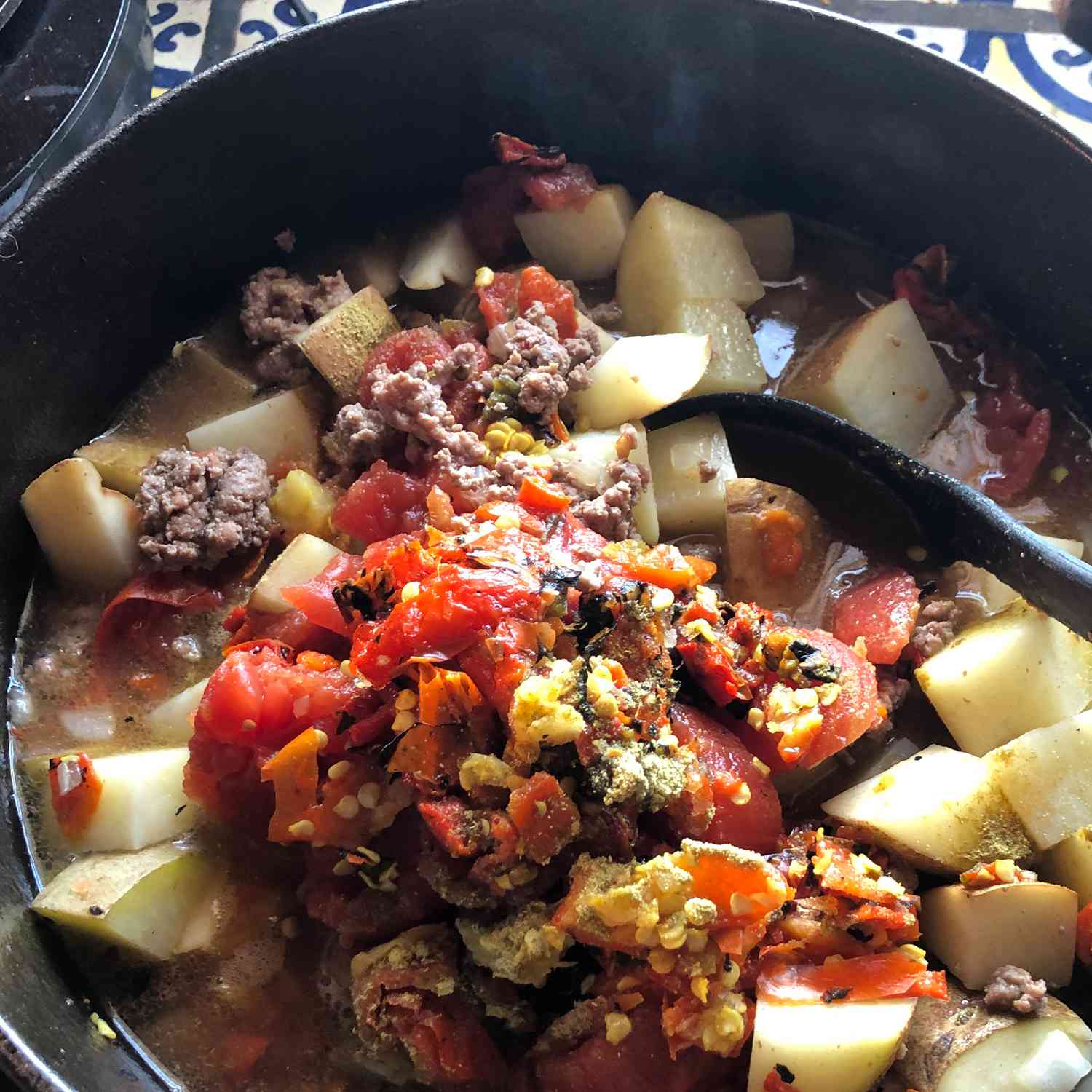 Green Chile Beef Stew