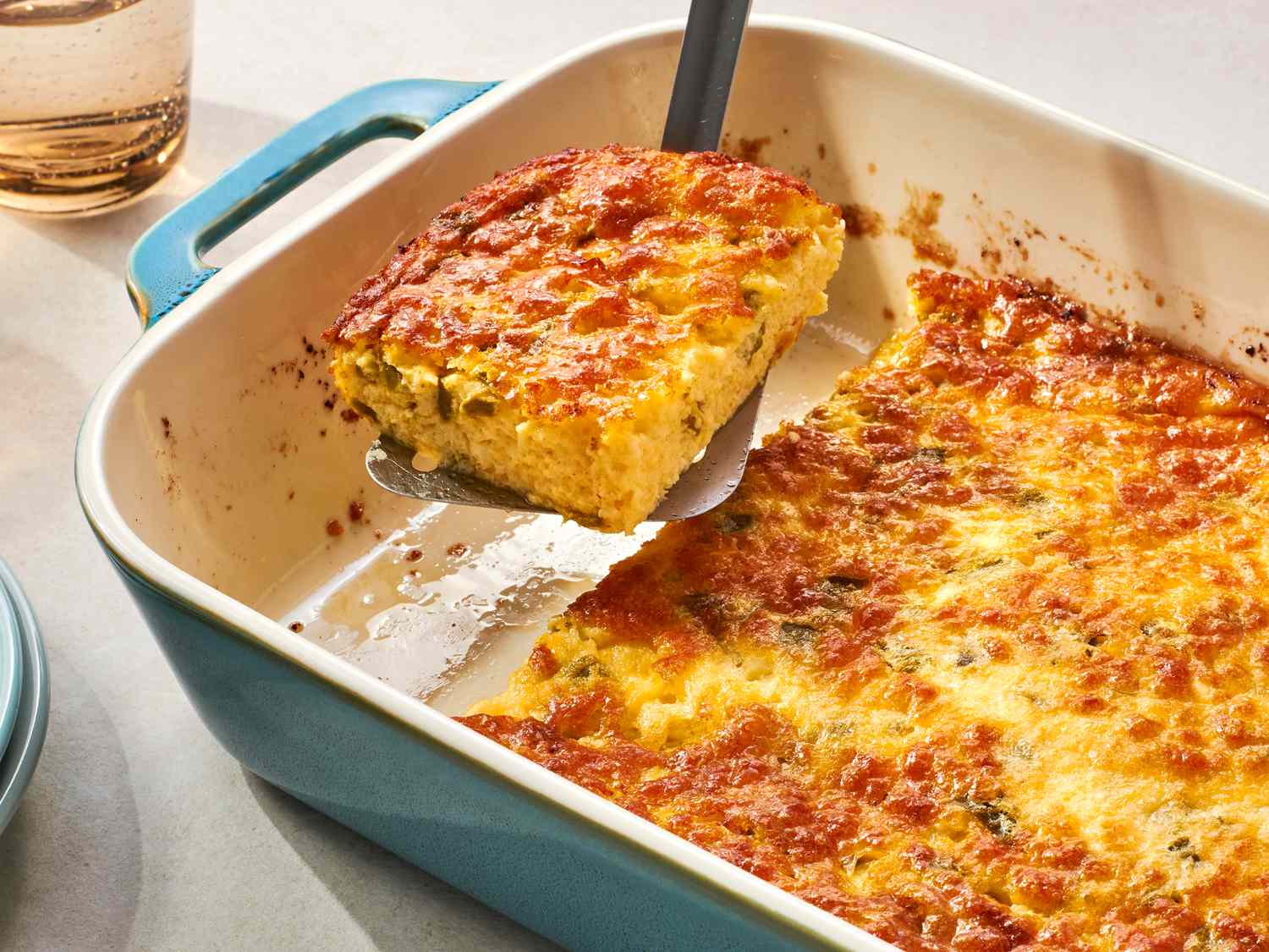 Green Chile Egg Bake