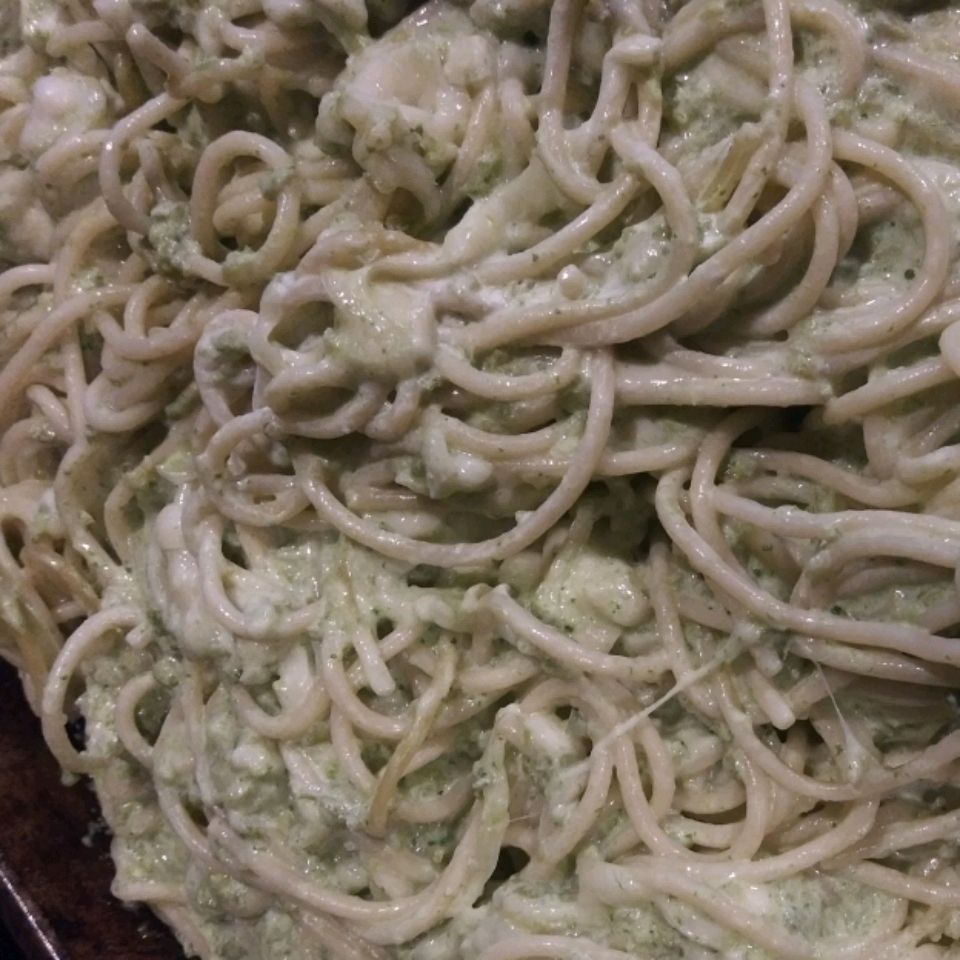 Green Spaghetti Casserole
