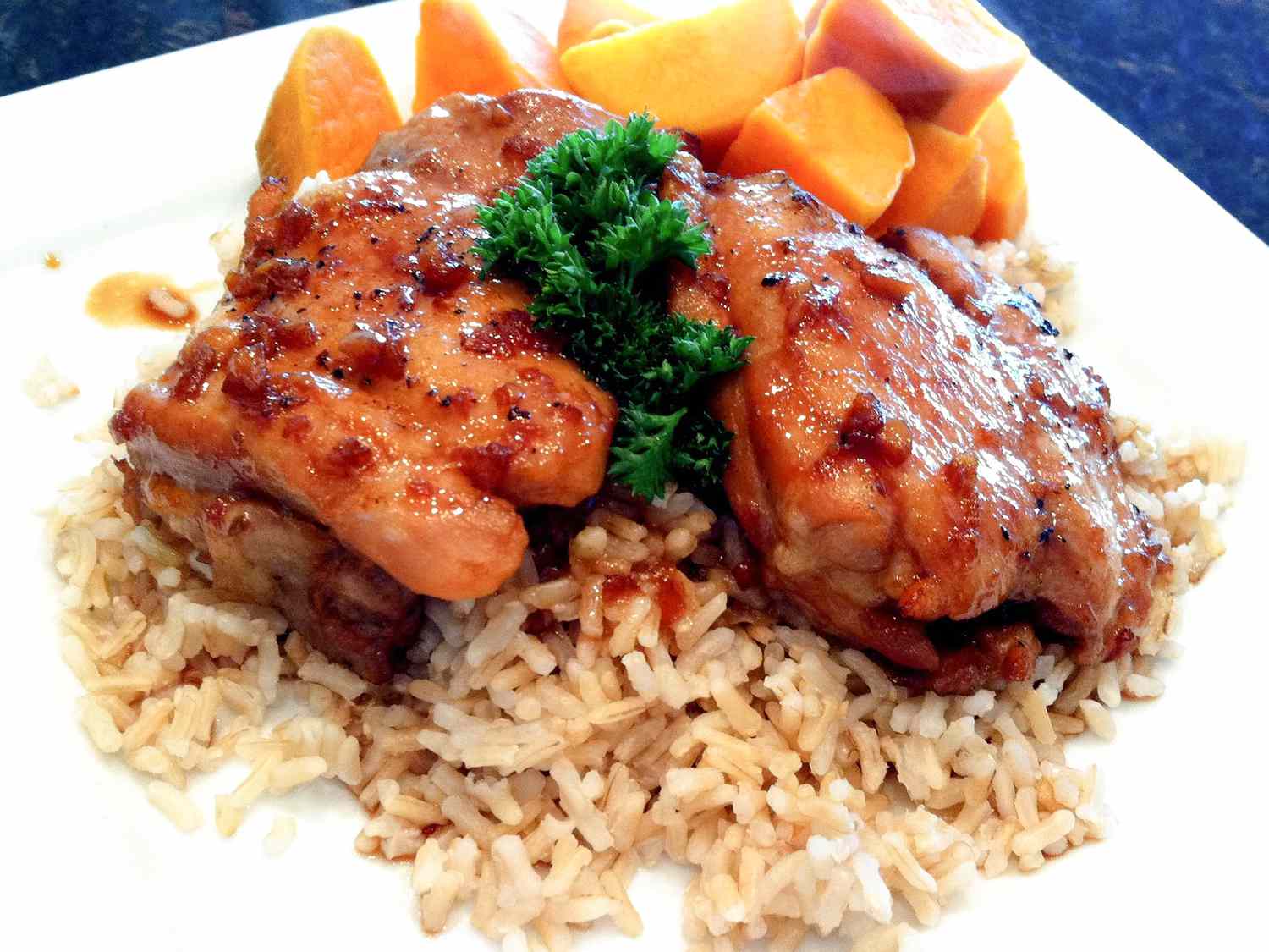 Grilled Adobo Chicken Thighs