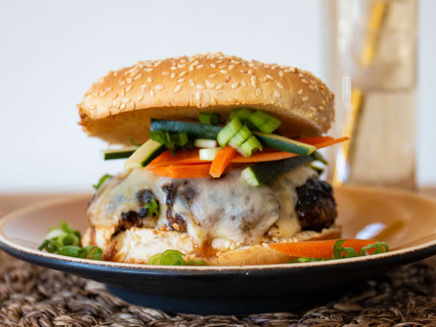 Grilled Asian Barbecue Burgers