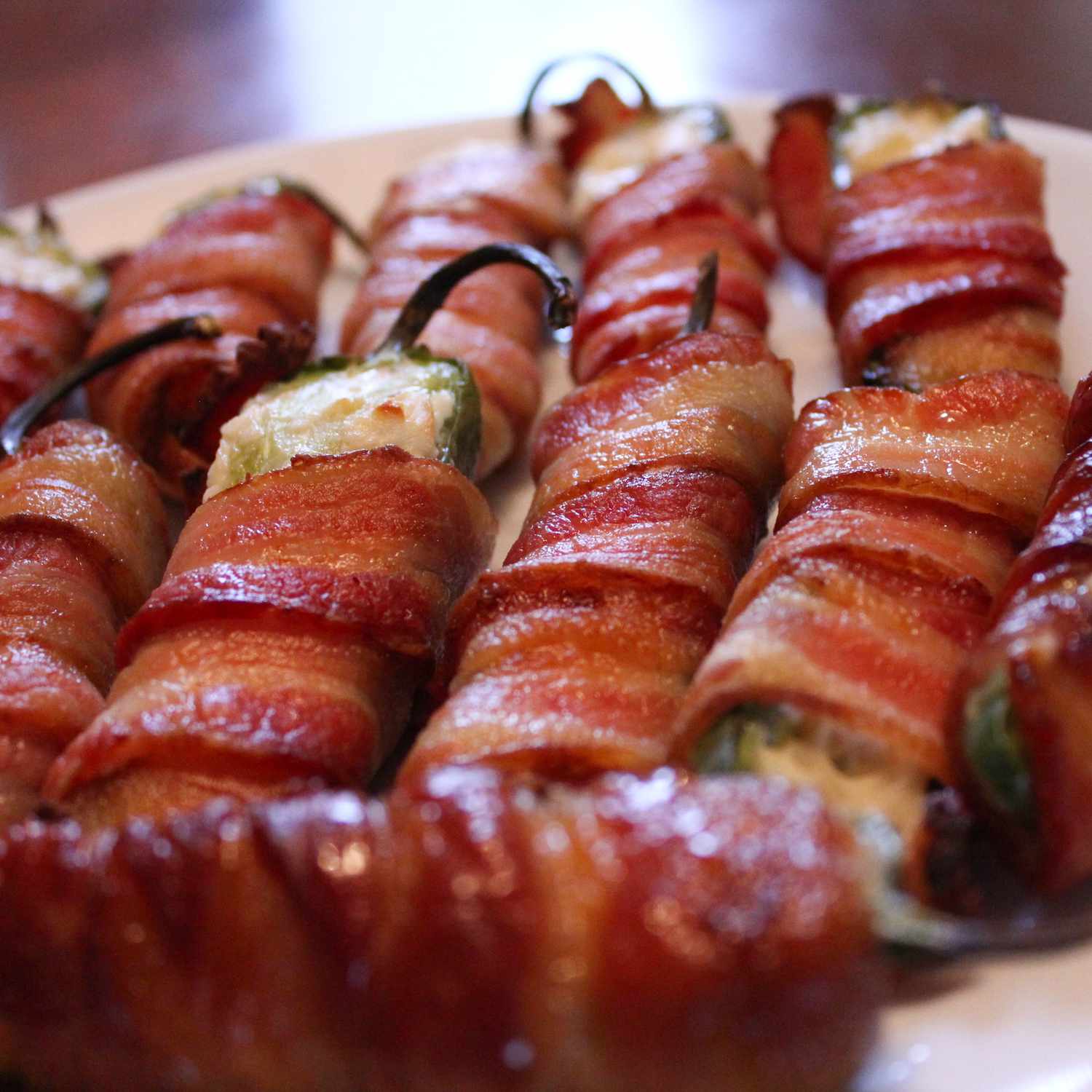 Grilled Bacon-Wrapped Jalapeño Poppers