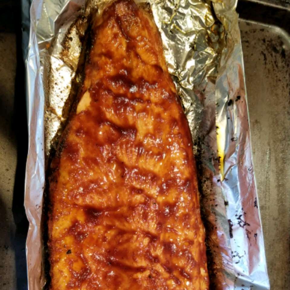 Grilled Barbecue Steelhead Trout