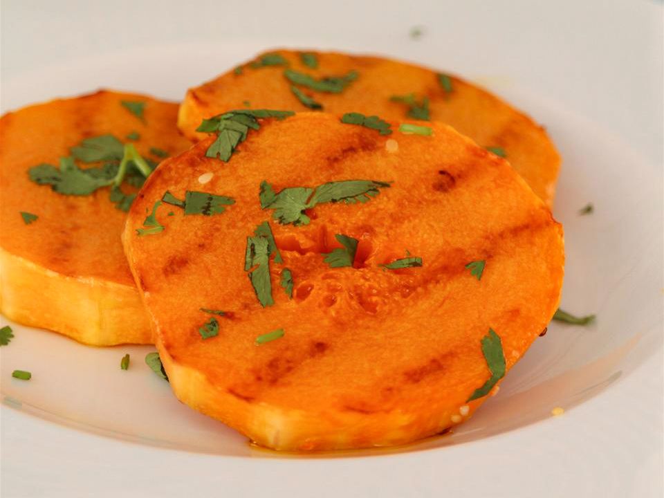 Grilled Butternut Slices
