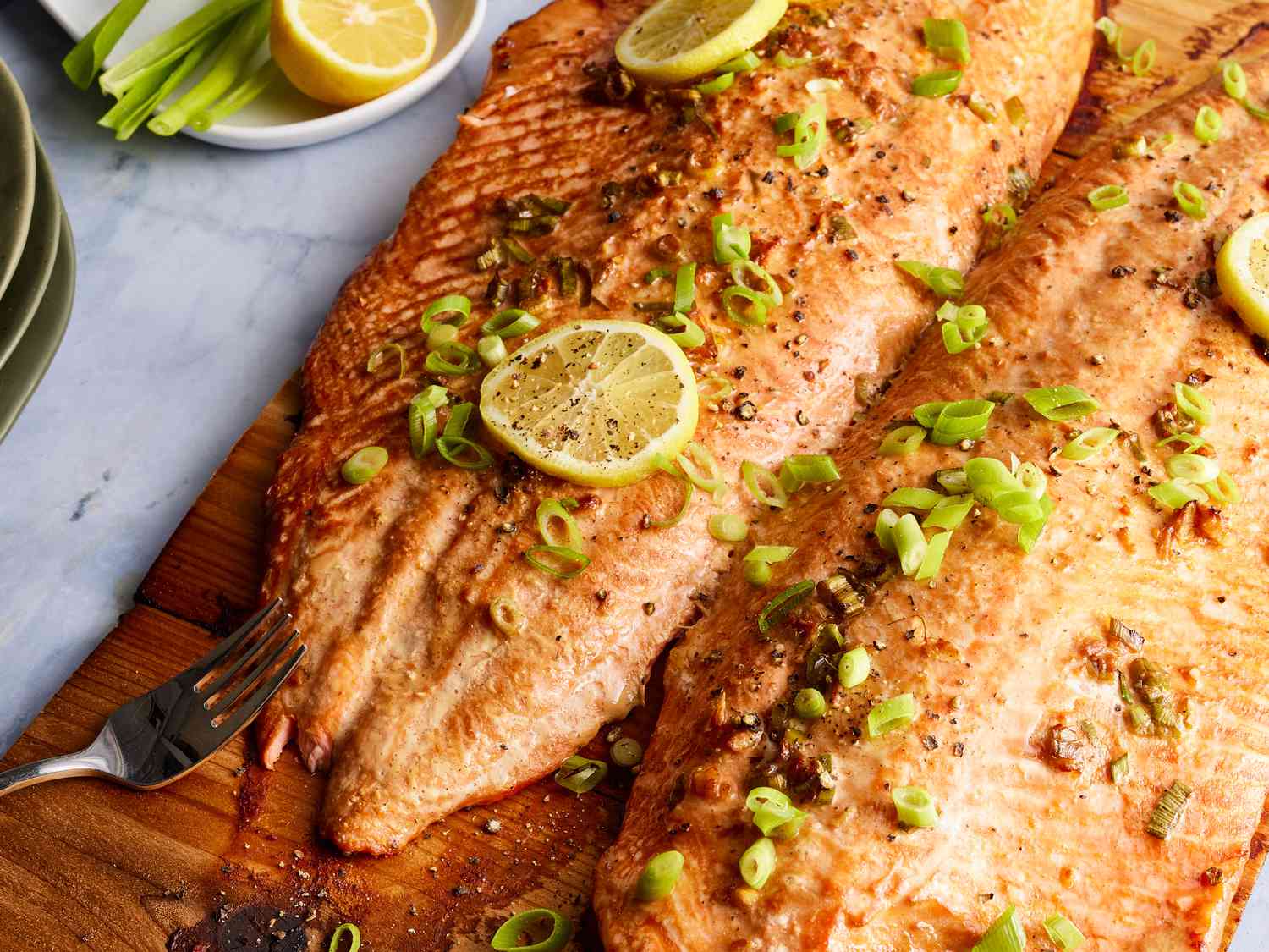 Grilled Cedar Plank Salmon