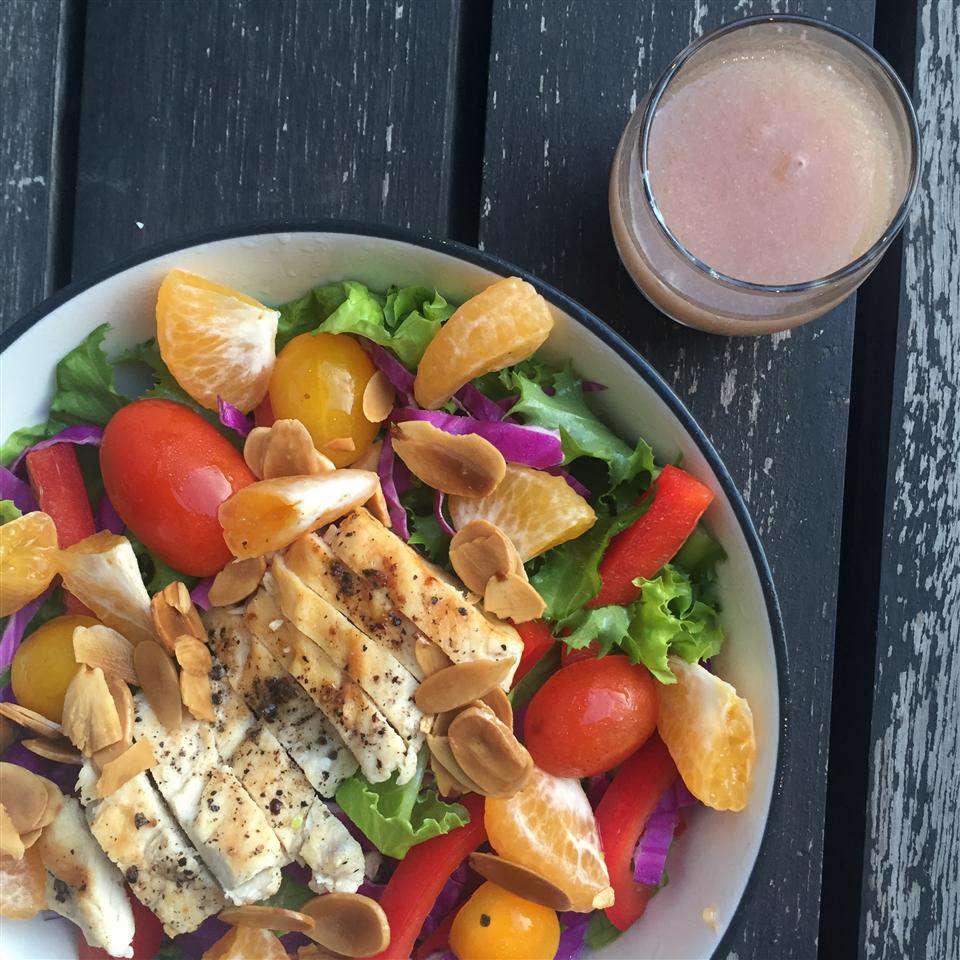 Grilled Chicken Fruit Salad