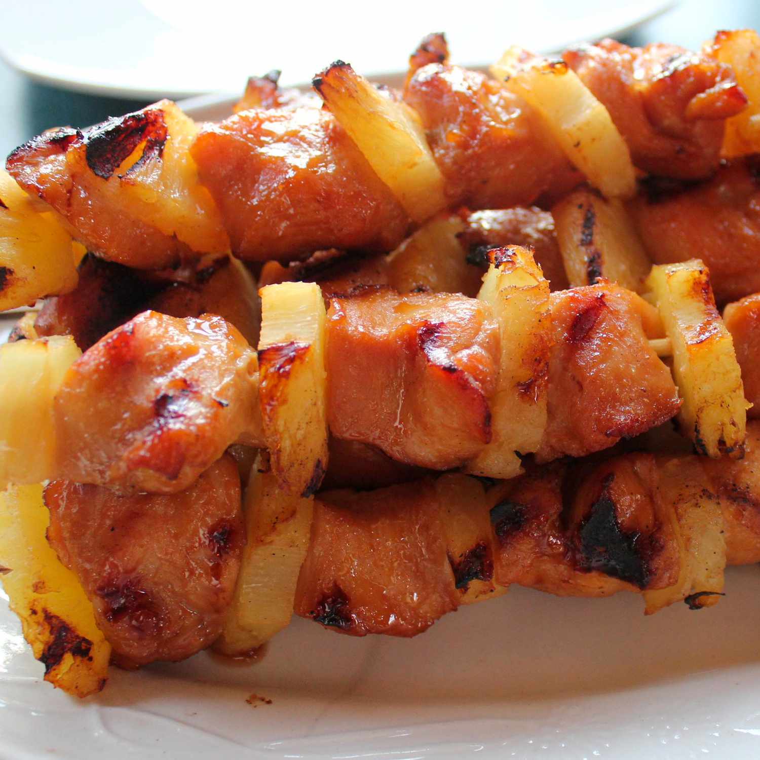 Grilled Chicken Pineapple Skewers