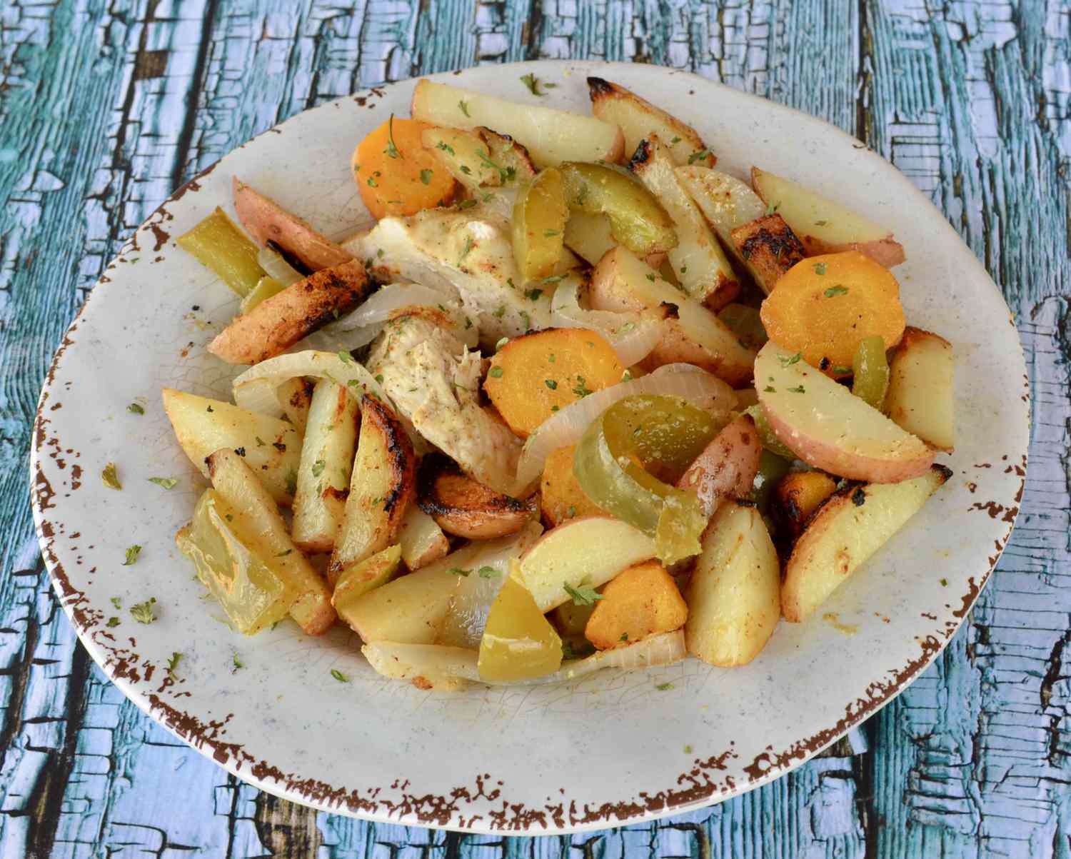 Grilled Chicken Veggie Packets