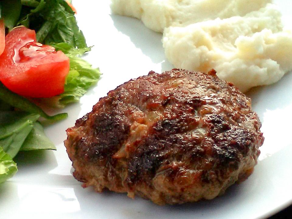Grilled Chopped Beef Patties