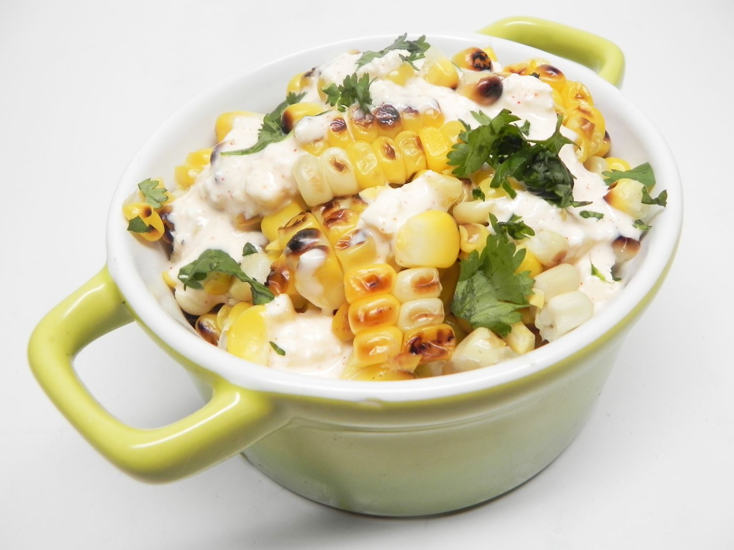 Grilled Corn in a Cup
