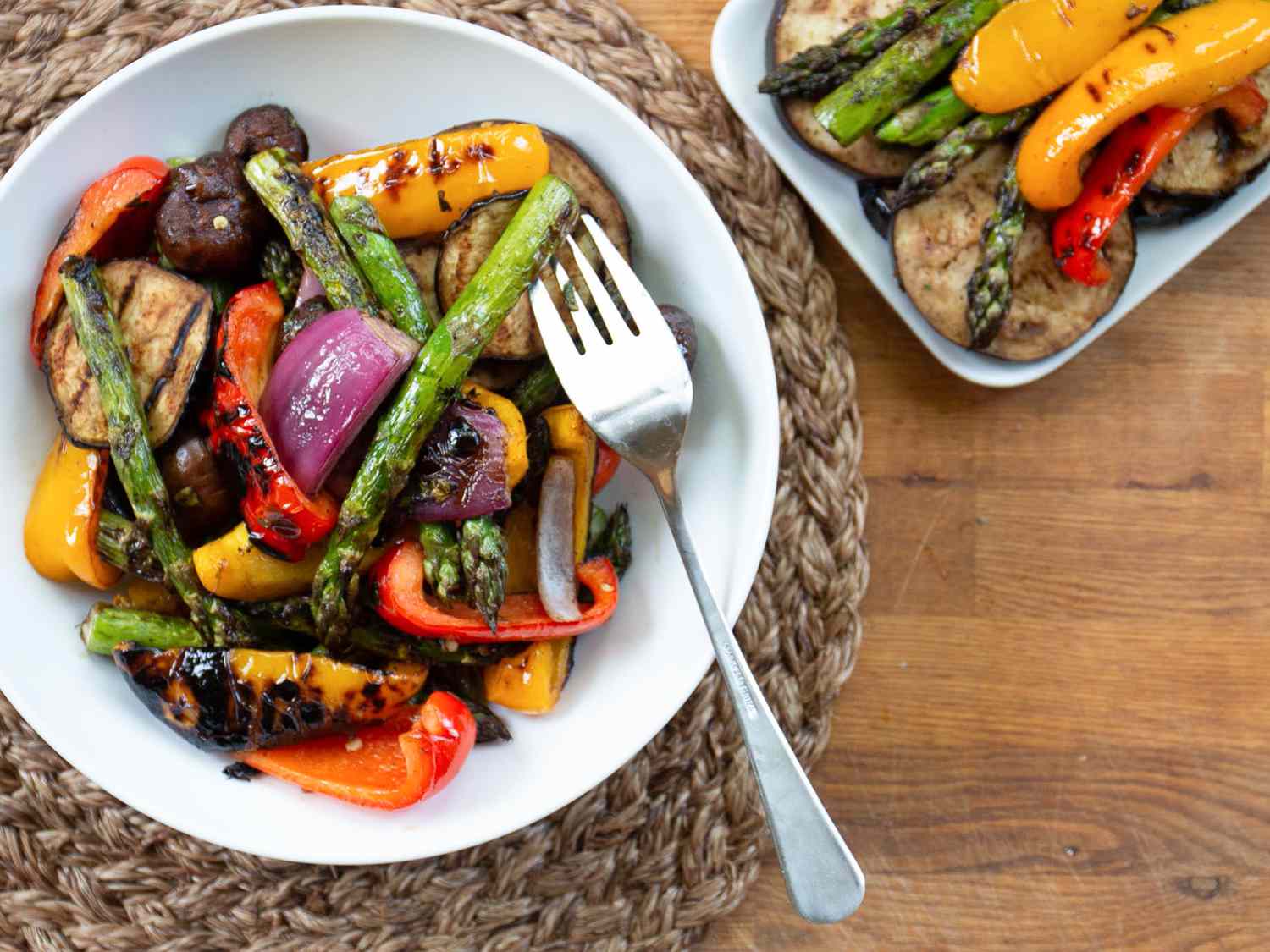 Grilled Eggplant Medley