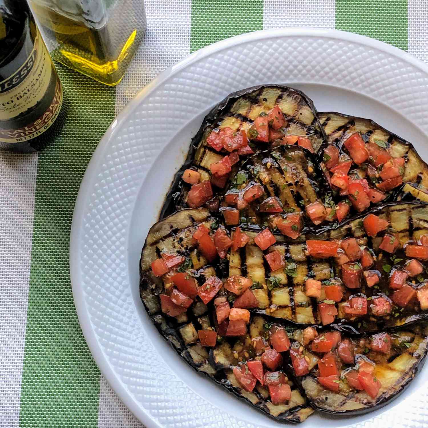Grilled Eggplant with Balsamic Relish