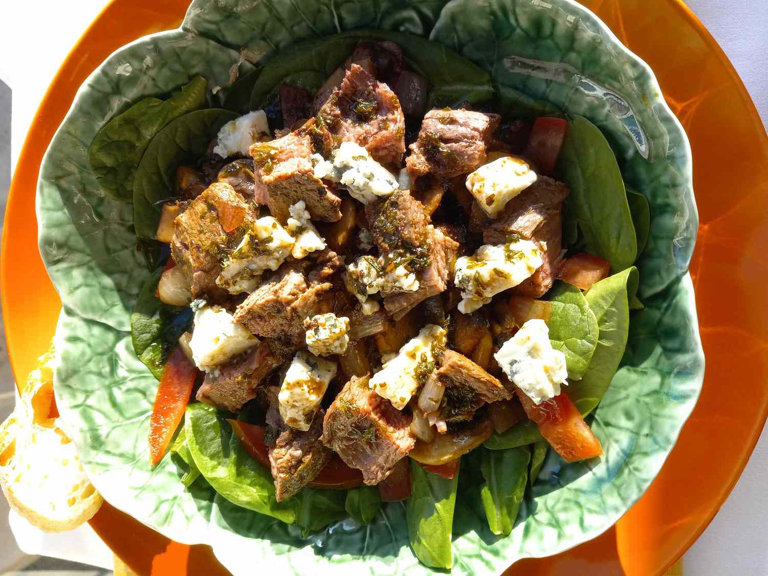 Grilled Flat Iron Steak Salad
