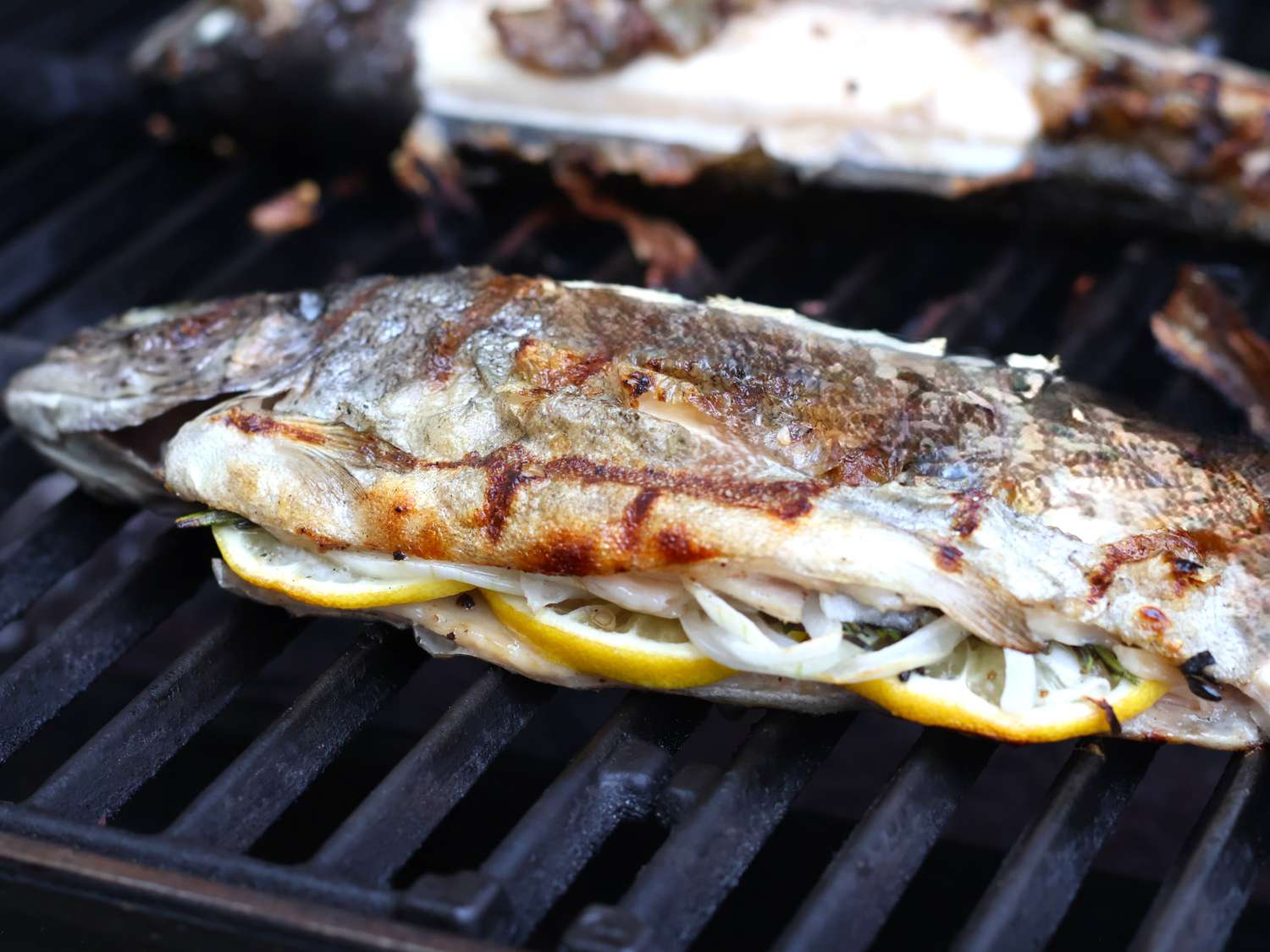 Grilled Herb-Stuffed Trout