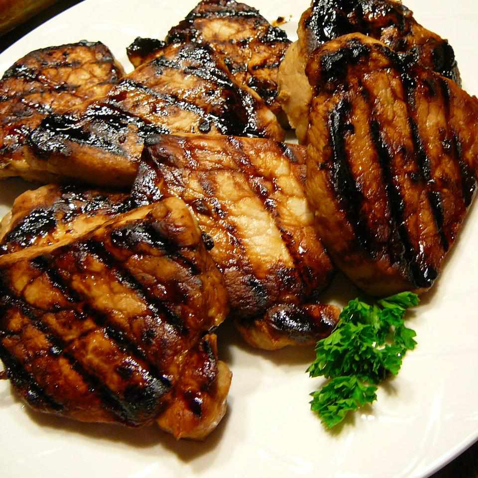 Grilled Honey Soy Pork Tenderloin