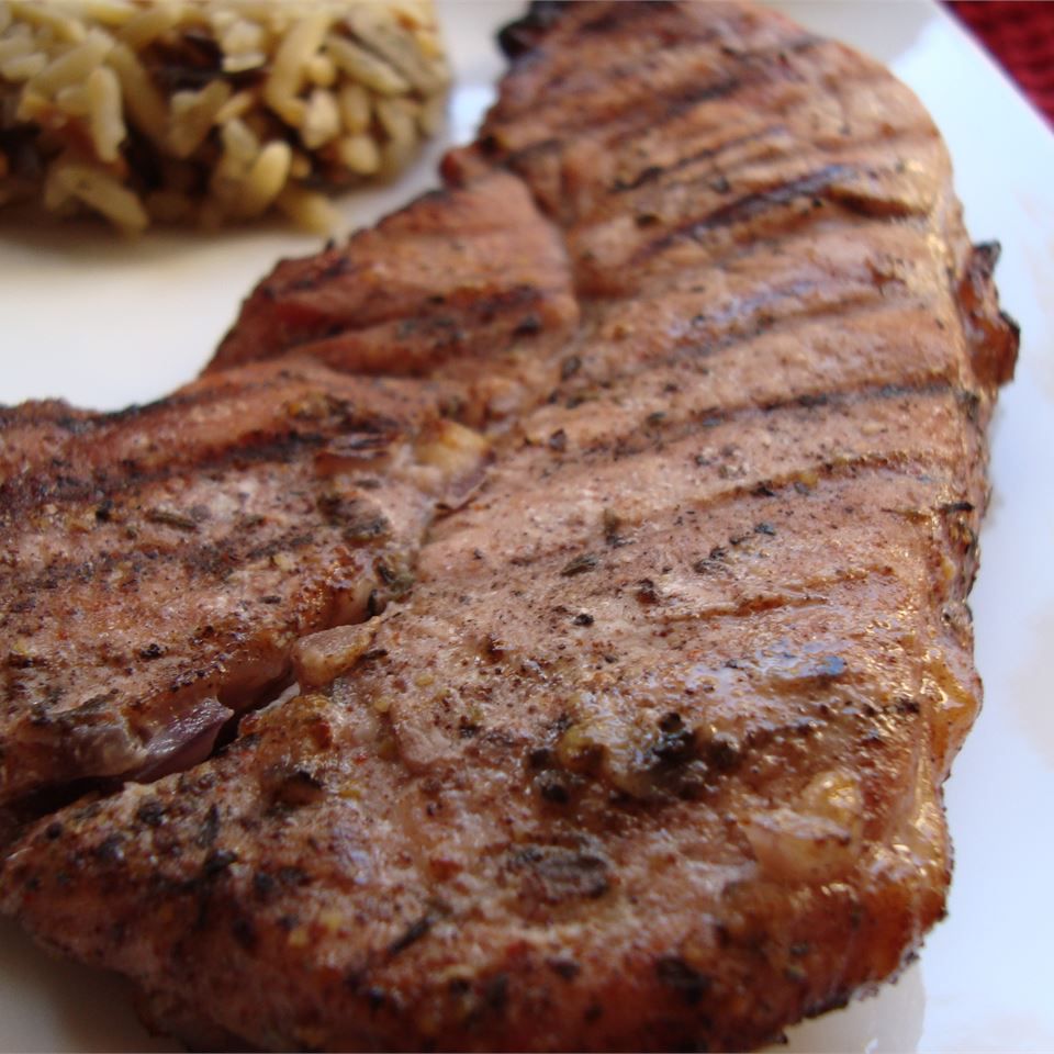 Grilled Jerk Pork Chops