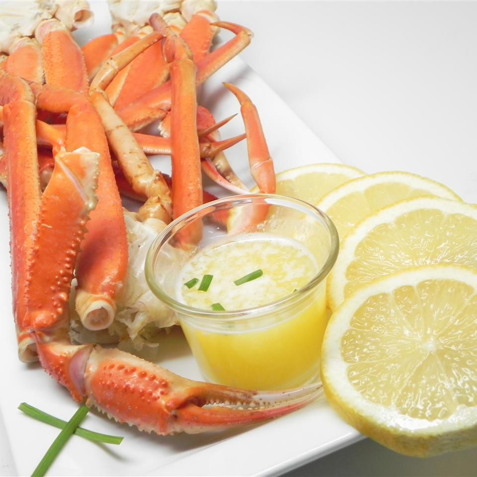 Grilled Lemon Garlic Crab Legs