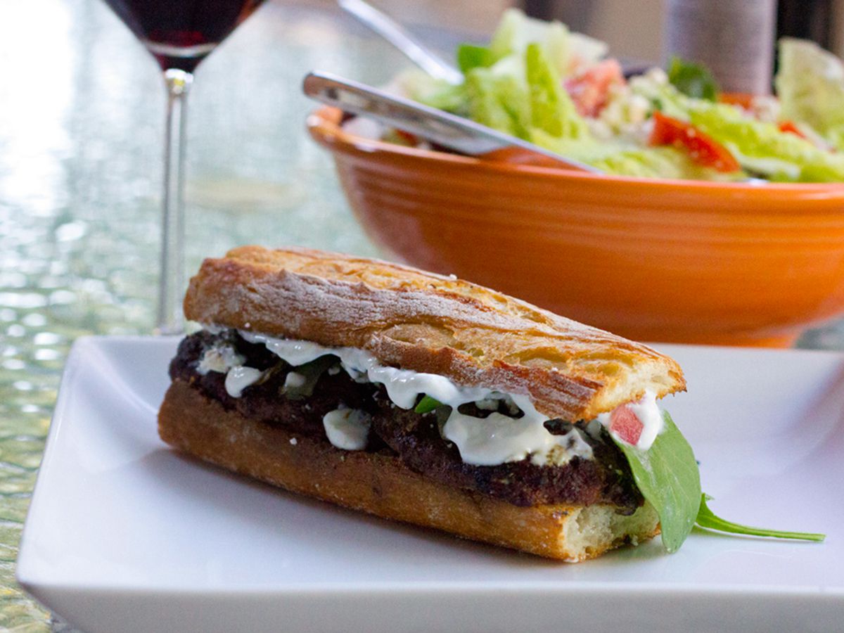 Grilled Mediterranean Lamb Burgers