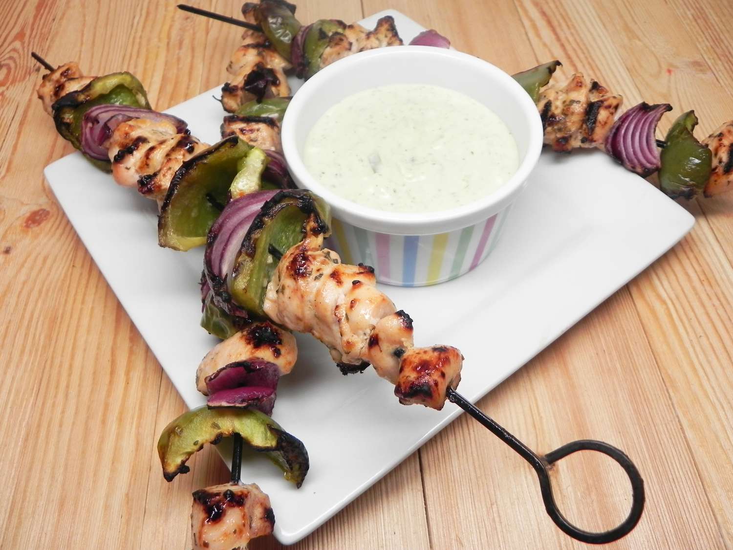 Grilled Moroccan Chicken Skewers