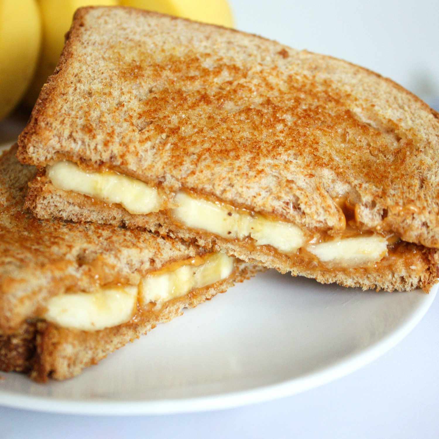 Grilled Peanut Butter Banana Toast