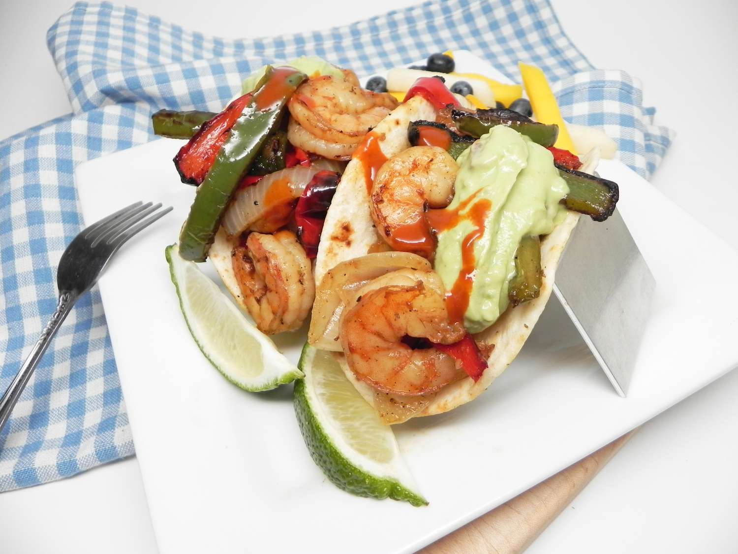 Grilled Shrimp Fajitas