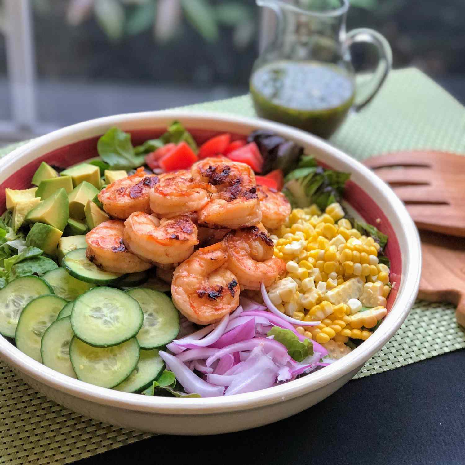 Grilled Shrimp Salad with Cilantro Vinaigrette